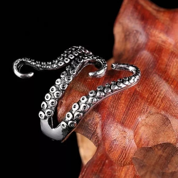 octopus titanium open ring Adjustable - Picture 4 of 4